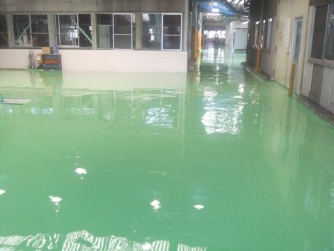 ㈱矢作産業床改修工事の画像