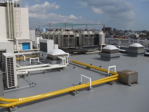 ㈱金印わさび本社防水工事の画像