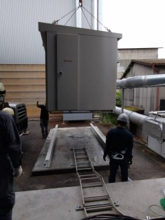 奈良 キュービクル式受変電設備 新設工事の画像