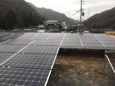 兵庫県上郡町低圧太陽光発電工事の画像