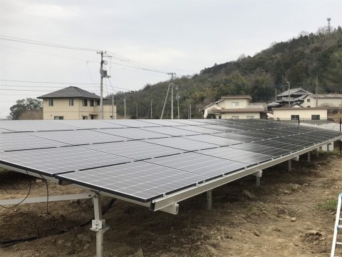 徳島県低圧太陽光発電工事の画像