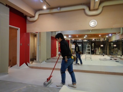 都内 ダンススタジオ ダンスリウム施工の画像