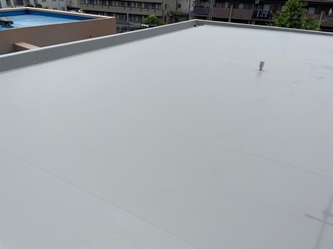 屋上防水施工の画像