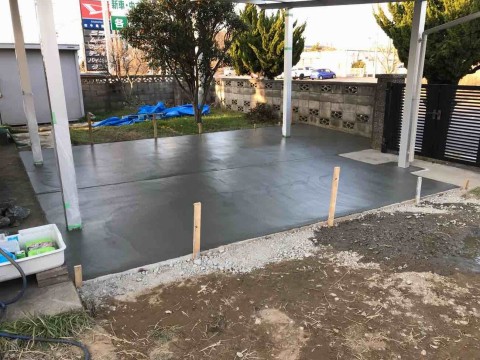 （付帯）土間コンクリート工事の画像