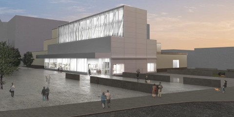 八戸市新美術館電気設備工事業の画像