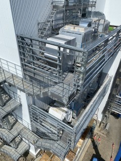 埼玉県　防音パネル下地鉄骨工事の画像