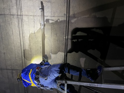 鹿島臨海鉄道大洗駅～涸沼駅間大貫トンネル照明器具LED化工事の画像