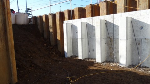 埼玉県M邸擁壁工事の画像