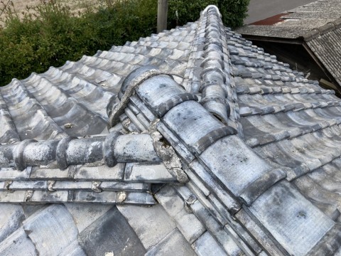 和歌山県 Y様邸 瓦屋根漆喰工事の画像