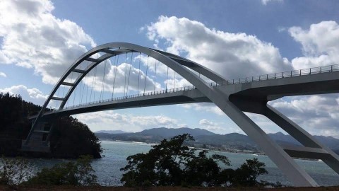 宮城県 気仙沼大島大橋上部工の画像