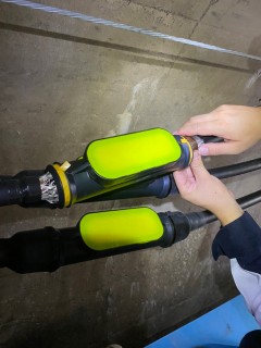 日鉄鉱業株式会社　鳥形山鉱業所　22kvケーブル直線接続工事の画像