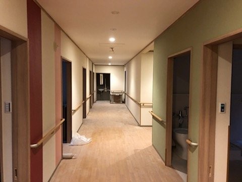 東京都　特別養護老人ホーム　新築竣工清掃の画像