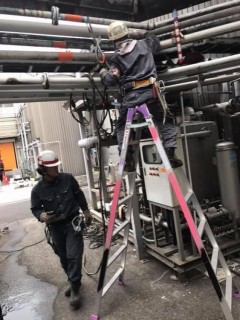 関東 プラント工場内の配管製作、施工他機器据付業務の画像