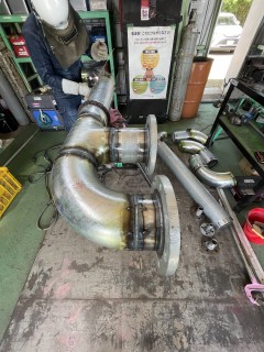 関東 プラント工場内の配管製作、施工他機器据付業務の画像