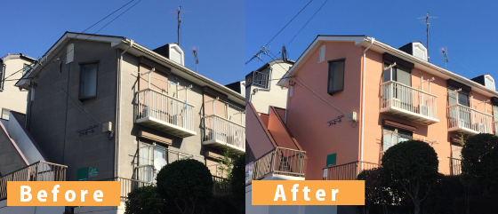 外壁塗装事例「プロから信頼されている、そんな伊藤さんだから」横浜市B様の画像